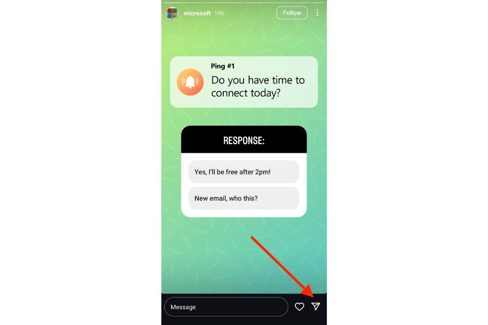 How to Share a Story via Direct Message (DM)