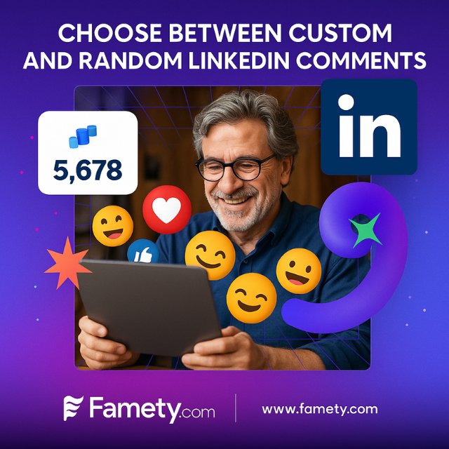 Custom and Random LinkedIn Comments
