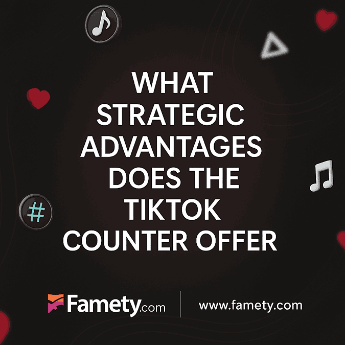 What Strategic Advantages Does The Tiktok Counter Offer?